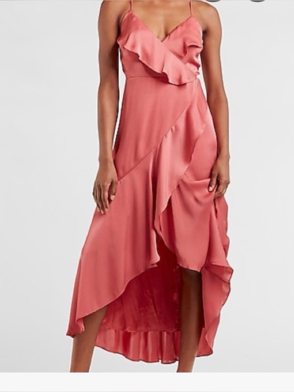 Women’s Ruffled Slip Dress - Picture 6 of 6